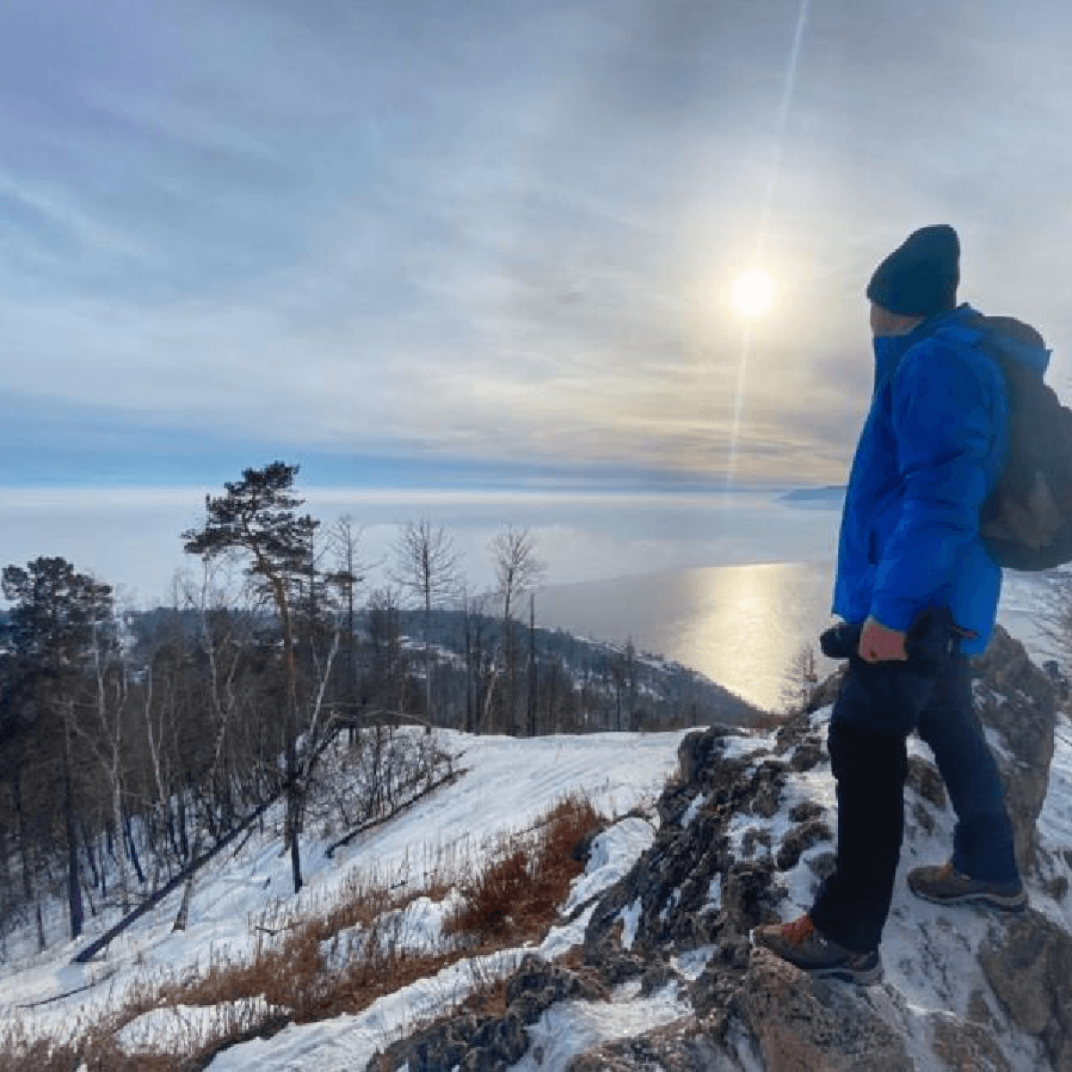 Путешествие 300 километров по льду Байкала